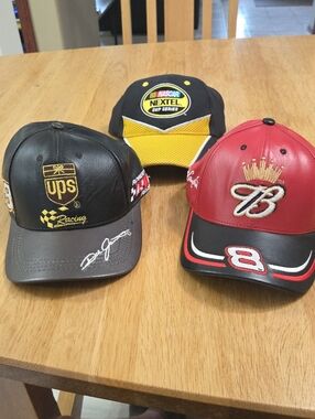 Trio of NASCAR Caps - Budweiser #8 - UPS #88 - Nextel Cup Series - Chase -